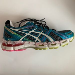ASICS Dynamic Duomax Blue Running Sneakers Shoes